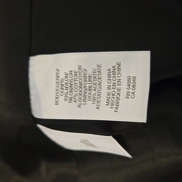 Nine West Black Trench Coat with Relaxed Fit and Adjustable Hem Womens Size S - Picture 5 of 5